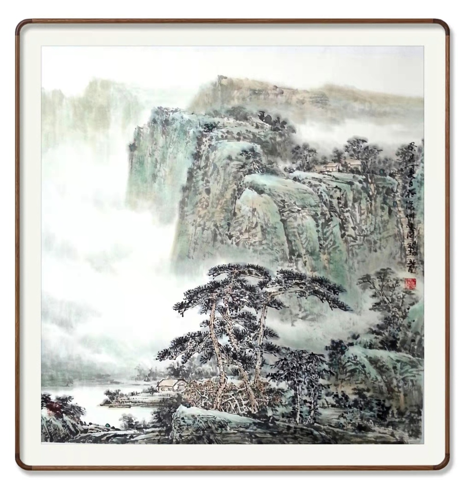 山水 癸巳年春 深圳湾